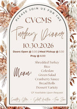 Load image into Gallery viewer, Turkey Dinner FAMILY MEAL (feeds 4)