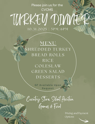 Turkey Dinner FAMILY MEAL (feeds 4)