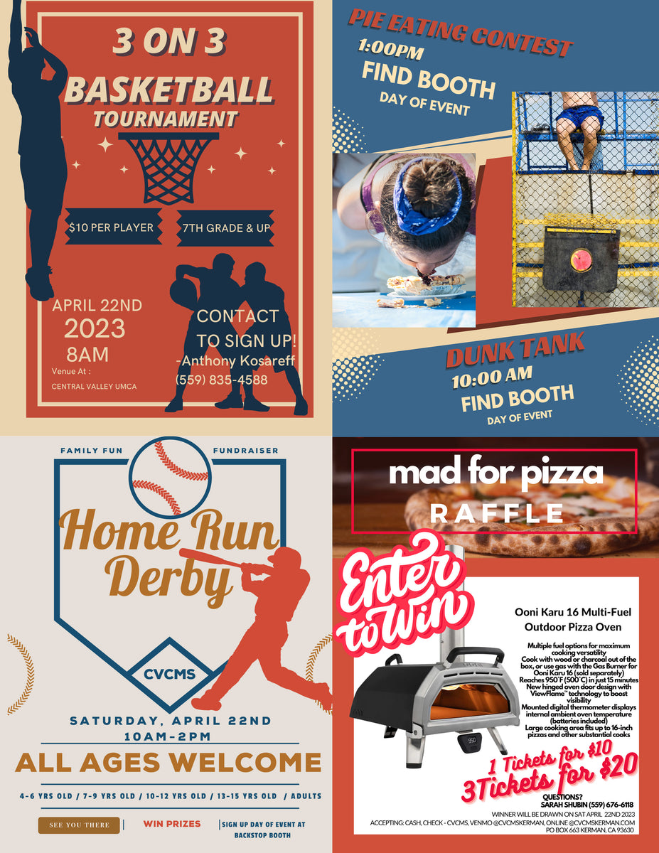 $10 PIZZA OVEN RAFFLE TICKET – Central Valley Christian Molokan School
