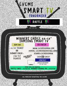 Tv Raffle Post SAMSUNG SMART TV RAFFLE / $5 SINGLE TICKET โ Central Valley Christian ...