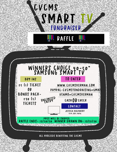 SAMSUNG SMART TV RAFFLE / $20 FOR 5 TICKETS